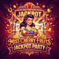 Miss Cherry Fruits Jackpot Party game artwork at Golden Mister Casino for United Kingdom players